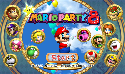 Mario Party 8 - Screenshot - Game Title Image