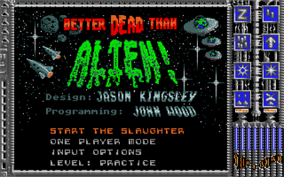 Brad Zoom in Better Dead Than Alien - Screenshot - Game Title Image