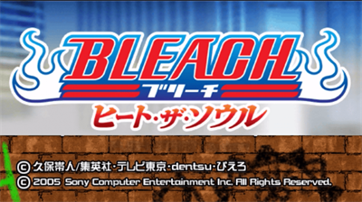 Bleach: Heat the Soul - Screenshot - Game Title Image