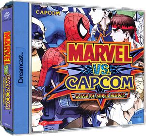Marvel vs. Capcom: Clash of Super Heroes - Box - 3D Image