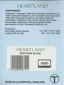 Heartland - Box - Back Image