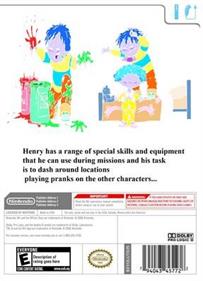 Horrid Henry: Missions of Mischief - Box - Back Image