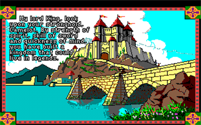Conquests of Camelot: The Search for the Grail - Screenshot - Game Select