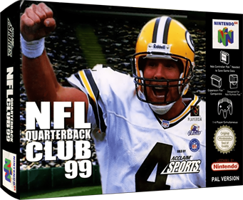 NFL Quarterback Club 99 - Box - 3D Image