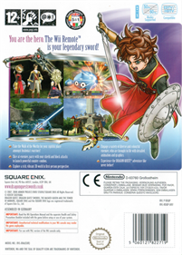 Dragon Quest Swords: The Masked Queen and the Tower of Mirrors - Box - Back Image