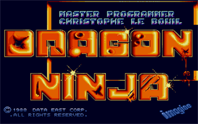 Bad Dudes Vs. Dragon Ninja - Screenshot - Game Title