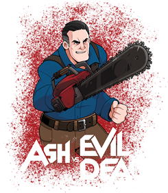 RetroRealms Double Feature: Halloween and Ash vs Evil Dead - Clear Logo Image