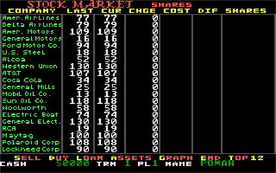 Stock Market: The Game - Screenshot - Gameplay Image
