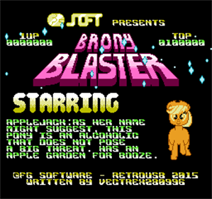 Brony Blaster - Screenshot - Game Title Image