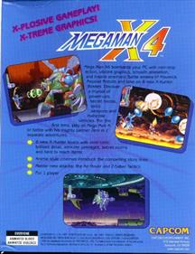 Mega Man X4 - Box - Back Image