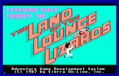 Leisure Suit Larry in the Land of the Lounge Lizards - Screenshot - Game Title Image