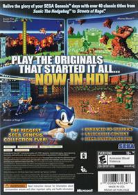 Sonic's Ultimate Genesis Collection - Box - Back Image