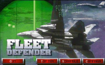 Fleet Defender: The F-14 Tomcat Simulation - Screenshot - Game Title Image