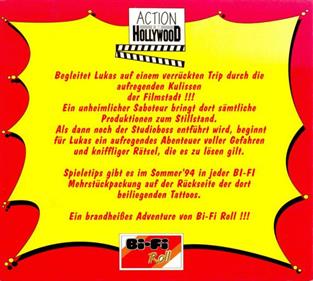 Bi-Fi Roll: Action in Hollywood - Box - Back Image