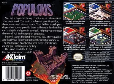 Populous - Box - Back - Reconstructed
