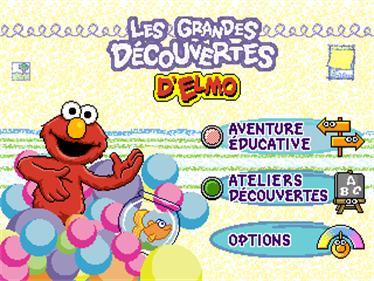Sesame Street: Elmo's World: Elmo's Big Discoveries - Screenshot - Game Select Image