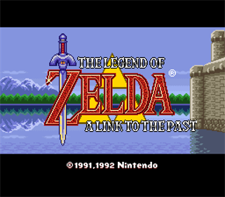 The Legend of Zelda: A Link to the Past - Screenshot - Game Title Image