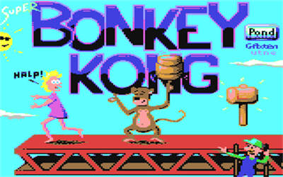 Super Bonkey Kong - Screenshot - Game Title Image