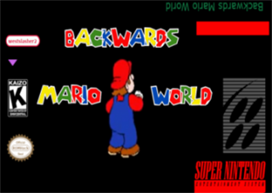 Backwards Mario World - Box - Front Image