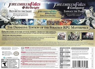 Fire Emblem Fates: Special Edition - Advertisement Flyer - Back