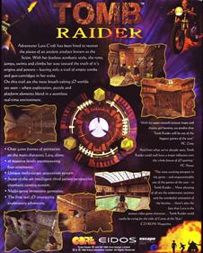 Tomb Raider (1996) - Box - Back Image