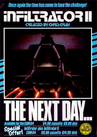 Infiltrator II - Advertisement Flyer - Front Image