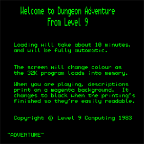 Dungeon Adventure - Screenshot - Game Title Image