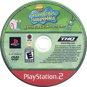 SpongeBob SquarePants: Battle for Bikini Bottom - Disc Image