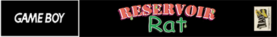 Reservoir Rat - Banner Image