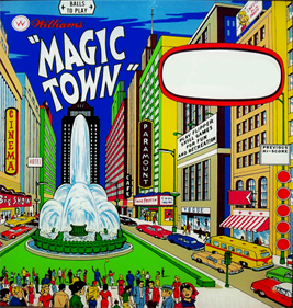 Magic Town - Arcade - Marquee Image