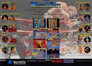 WWF WrestleFest - Advertisement Flyer - Back Image