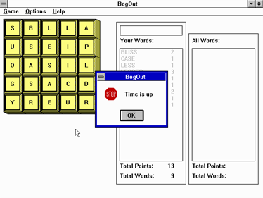 BogOut - Screenshot - Game Over Image