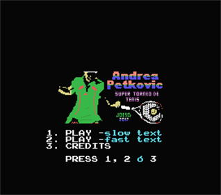 Andrea Petkovic Super Torneo de Tenis - Screenshot - Game Title Image