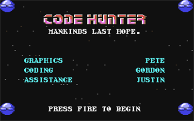 C.O.D.E Hunter - Screenshot - Game Title Image