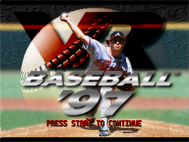 VR Baseball '97 - Screenshot - Game Title Image