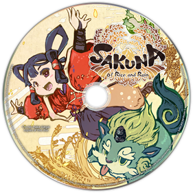 Sakuna: Of Rice and Ruin - Fanart - Disc Image