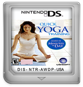 Quick Yoga Training: Learn in Minutes a Day - Fanart - Cart - Front