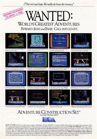 Adventure Construction Set - Advertisement Flyer - Front Image