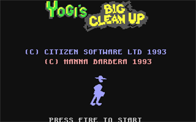 Yogi's Big Clean Up - Screenshot - Game Title Image