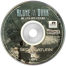 Alone in the Dark: One-Eyed Jack's Revenge - Disc Image