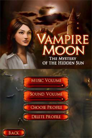 Vampire Moon: The Mystery of the Hidden Sun - Screenshot - Game Title Image