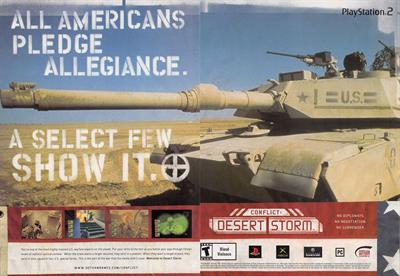Conflict: Desert Storm - Advertisement Flyer - Front Image