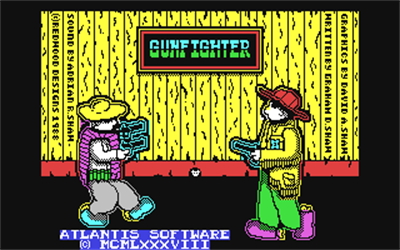 Gunfighter (Atlantis Software) - Screenshot - Game Title Image