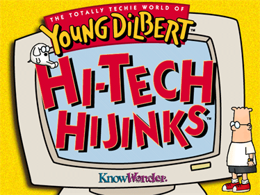 Young Dilbert Hi-Tech Hijinks - Screenshot - Game Title Image