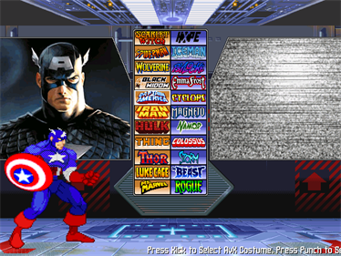 Avengers vs. X-Men - Screenshot - Game Select Image