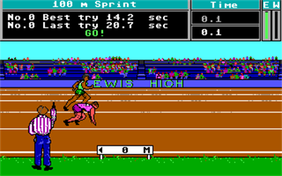 Carl Lewis' Go for the Gold - Screenshot - Gameplay Image