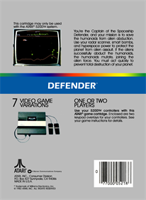 Defender - Box - Back Image