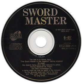 Sword Master - Disc Image