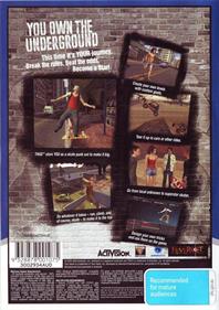 Tony Hawk's Underground - Box - Back Image