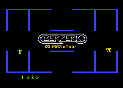 Berzerk (Atari) - Screenshot - Game Title Image